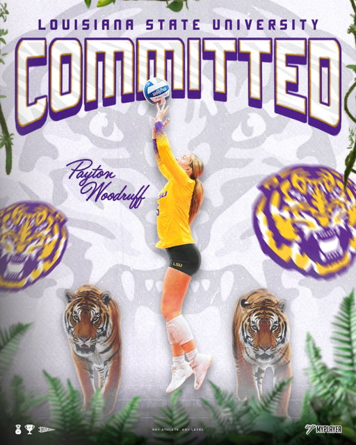 Breaking: Class of 2028 Setter Payton Woodruff is committed to LSU! Congrats @payton_woodruff28 Geaux Tigers!

@payton_woodruff28 | @myplayercommits