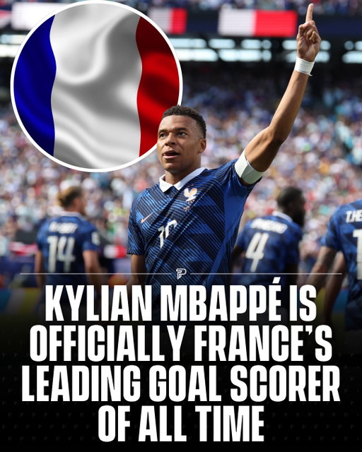 🇫🇷 KYLIAN MBAPPÉ IS OFFICIALLY FRANCE’S ALL TIME LEADING GOAL SCORER.

Mbappé made history in France’s World Cup opener against Senegal, scoring twice in a 3-1 win to pass Olivier Giroud and move to 58 goals for Les Bleus.

The France captain broke the deadlock in the second half, Bradley Barcola added another, and Mbappé put the perfect finish on the night with a stoppage time strike from outside the box.

A historic night for Mbappé and a winning start for France as their World Cup campaign gets underway. 🇫🇷🏆

#Viral #Pubity #2026WorldCup