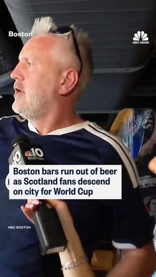 As Scotland fans descend on Boston for the country's first World Cup appearance in over 25 years, their beer consumption may be contributing to dry taps around the city, according to local bar owners.