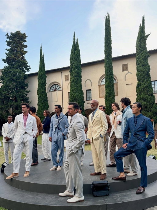 A stunning evening in Florence at dinner with Brunello Cucinelli in the cloister of Santa Maria Novella to celebrate his new collection at Pitti Uomo. So nice to see Sean O’Pry and Noah Mills, two of the greats, who I have styled and traveled with on many shoots in my earlier editorial days. Thanks for the kind words Sean. And thank you Signore Cucinelli for a truly spectacular dinner and night.