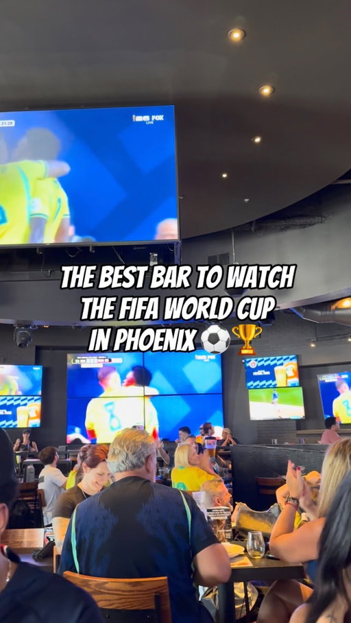 FIFA WATCH PARTY ⚽️🏆 World Soccer Cup Fans! I will be appearing this June and July at a bunch of Tom’s Watch Bar VIP Watch Parties along with my friends and here’s a tip from me. #affiliate 
🌟 Reserve your VIP seats below and enter my Promo Code (AZFOMO) at Check-out and receive 10% off your ticket.
🎟️ Come join me at Tom’s Watch Bar and experience a VIP World Soccer Cup Experience like no other that includes:
✅ No Waiting in Line
🏆 VIP Reserved Seating
⚽️ World Soccer Cup Swag Bag including Panini Album & Stickers
📺 360 Viewing & 100 Screens
Don’t get FOMO! I look forward to seeing you at Tom’s Watch Bar in Downtown Phoenix (right across from the Chase Field & Mortgage Matchup Center) NOW until July 19th.
Address: 3 S. 2nd St., Suite 117, Phoenix, AZ 85004
•
#phoenixarizona #arizonaevents #fifaworldcup2026 #sportsbar @fifa @fifaworldcup