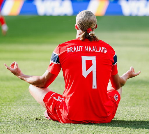 Erling Haaland has arrived. 🧘‍♂️