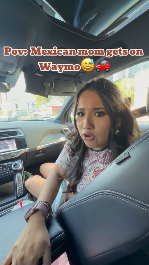 Pov: Mexican moms gets on a Waymo 😅🚗
#mexicanmom #mexican #mexicanmoms #waymo #waymos