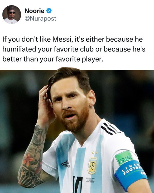 How could you not love Messi? 🤣