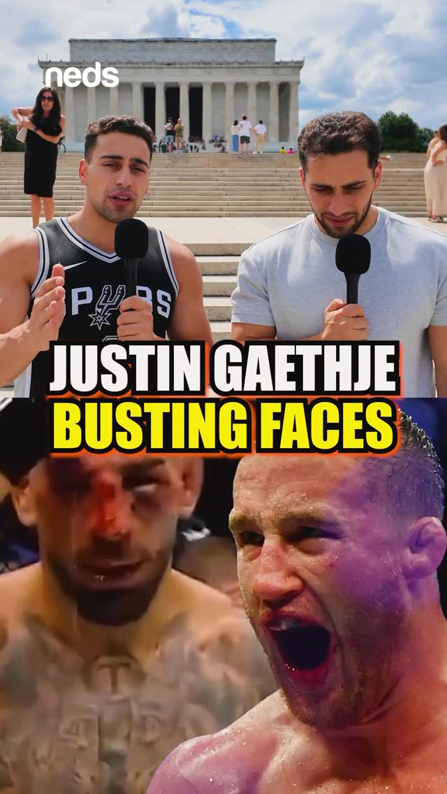 HOW HARD DOES JUSTIN GAETHJE HIT? 😳💀 #ufc #whitehouse #iliatopuria