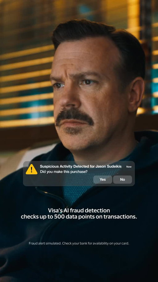 Every tap in with Visa has 500 data points of protection.