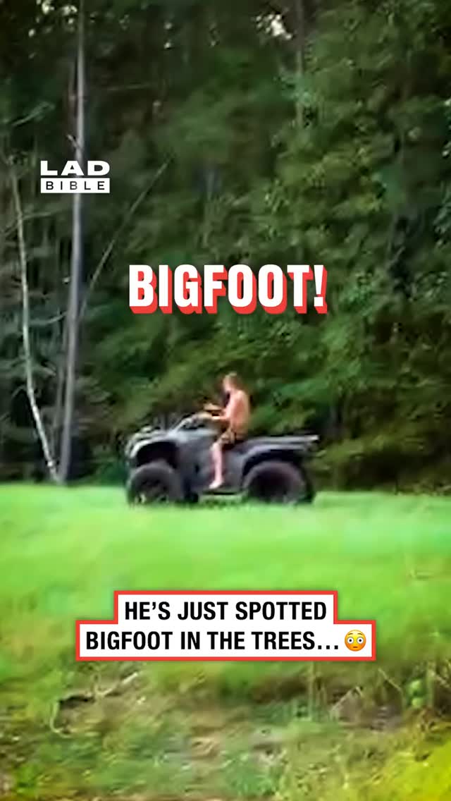 Little man got out of there QUICK 😂⁠
⁠
Descriptions typically portray Bigfoot as a large, ape-like being standing between 6 and 10 feet tall, covered in dark hair and leaving unusually large footprints. Stories of similar creatures have existed for centuries, with some Indigenous communities having their own traditions and folklore involving giant forest-dwelling beings.⁠
⁠
Despite thousands of reported sightings, photographs, footprint casts, and eyewitness accounts, there is no scientific evidence confirming Bigfoot’s existence. Most researchers believe sightings can be explained by misidentified animals, hoaxes, or human perception errors. Even so, Bigfoot remains one of the world's most famous cryptids, inspiring documentaries, books, films, and an active community of enthusiasts who continue searching for proof of the creature’s existence. ⁠
⁠
#ladbible #prank