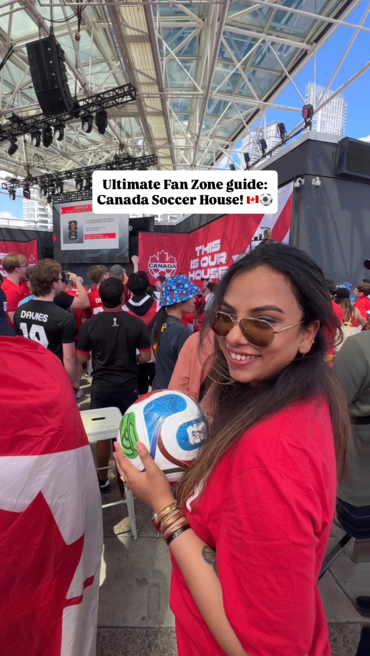 🇨🇦 Everything FREE at Canada Soccer House. Follow along @yashi_singh_bish for more such content! ⚽️

If you haven’t checked out the Canada Soccer House at Harbourfront yet, you are seriously missing out! The vibes are 10/10, the CN Tower views are immaculate, and the amount of FREE stuff you can grab is insane. 🤯

Here is a breakdown of all the free activities, games, and giveaways featured in this video:
🥤 Drinks & Snacks: Grab free cans of Michelob Ultra Zero, bags of Nerds candy, mini Redpath sugar packages, and Lay’s chips!

📸 Photo Booths: Stop by the pink Saintly booth for a cute aesthetic setup and walk away with printed Polaroid-style photos.

🎯 Interactive Games:
👟 Degree: Test your agility at the Degree booth with their reaction-light footwork game (and score free Degree deodorant/swag!).
🐓 Maple Lodge Farms: Try the “Header Challenge” to see how high you can jump, and look out for their mascot!
⚽ Allstate: Show off your precision at the kicking challenge.
🗣️ Shout Booth: Test your vocal strength at the “Shout Booth” (Shout, Holler, Yell!).
🎡 Prize Wheel: Spin the wheel for a chance to win exclusive merch!
🏆 Trophy & Merch Displays: Check out the official Canadian Premier League (CPL) North Star Cup and Shield trophies up close, and browse through awesome team jerseys!
🃏 Collectibles: They’re even handing out Disney Lorcana Trading Card Game packs (Reign of Jafar)! ✨
🥟 Food Trucks & Entertainment: There are also amazing food trucks around like WuBa Eats (baos), fresh churros, and classic poutine if you get hungry while watching the live stage entertainment. 🍟

👉 Check the video for for all the free stuff and activities!

#FIFA2026 #TorontoEvents #WorldCup2026 #thingstodotoronto #canadasoccer Canada Soccer House, Fifa World Cup Toronto Guide, Canada Fifa team, toronto harbourfront, torontosoccer, Free Fifa matches in Toronto, Where to watch free matches in Toronto, Things to do during Fifa world cup in Toronto, Free activities for Fifa in Toronto, Can clubs in Toronto