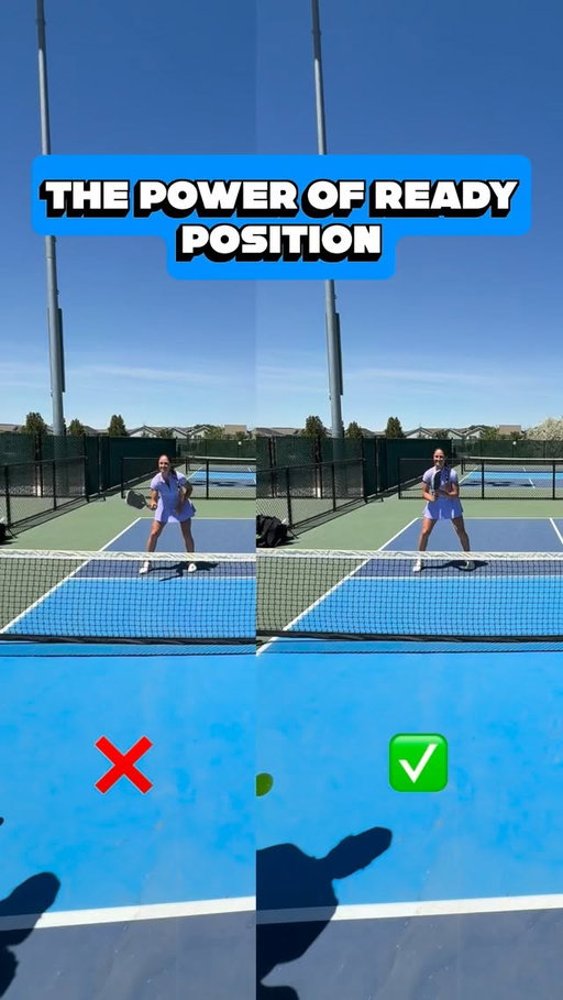 🚦 Paddle up vs. paddle down.

One keeps you ready.
The other keeps you reacting.

When your paddle starts in the ready position, you’re able to:
✅ React faster
✅ Reset more balls
✅ Win more hand battles
✅ Stay balanced under pressure

When it’s hanging by your side, you’re already behind before your opponent even makes contact.

Small habit. Huge difference.

Which side are you?👇 #pickleball #pickleballtips #pickleballer #pickleballusa #pickleballtechnique
