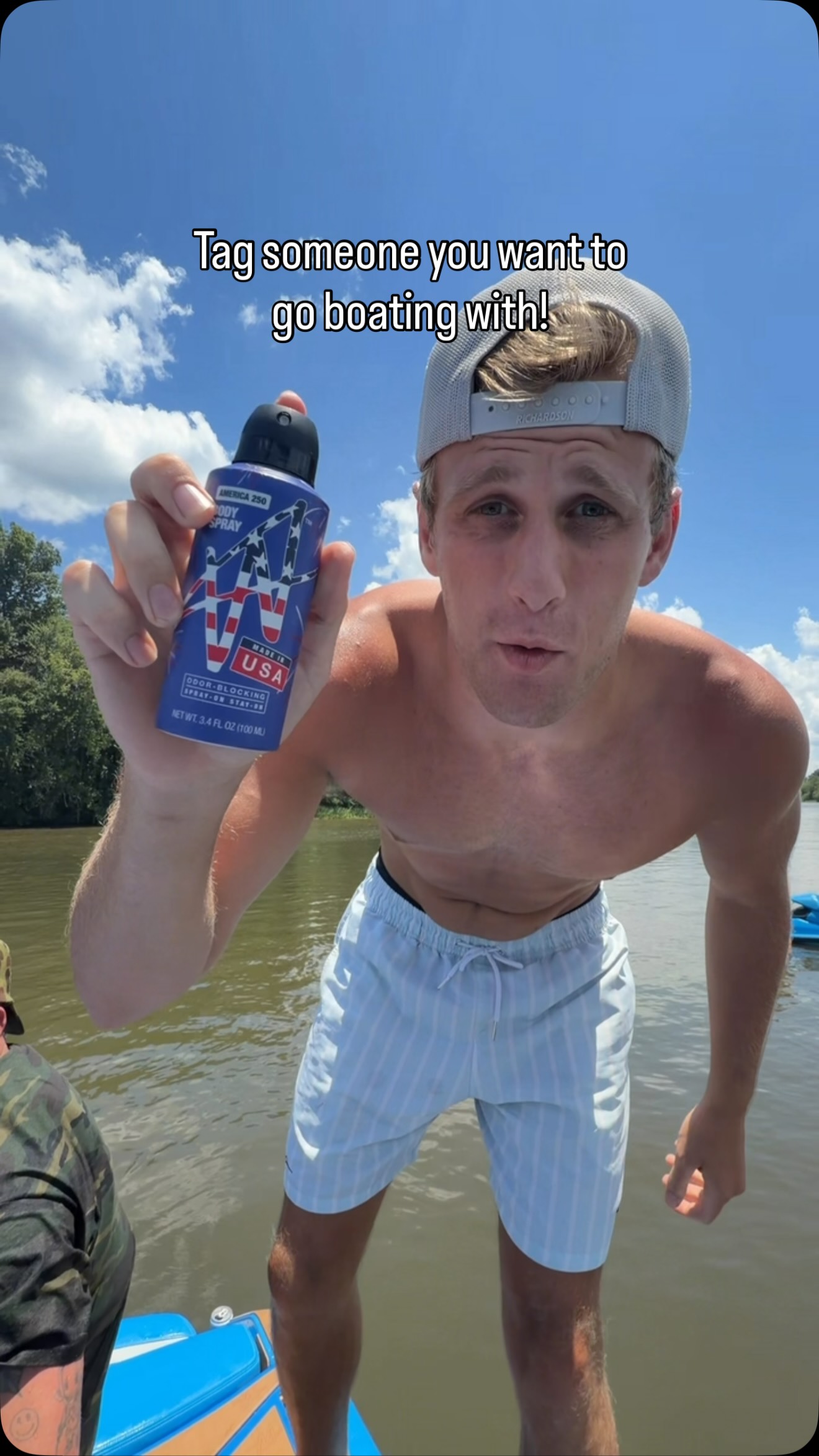 Nothing better than celebrating America by boating on a hot sunny day and smelling good with our new limited edition body spray “Firework”