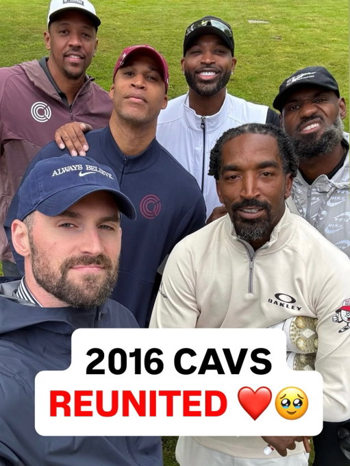The nostalgia 🥹❤️

2016 Cavs have reunited on a trip together 👏

(via @kingjames, @kevinlove)