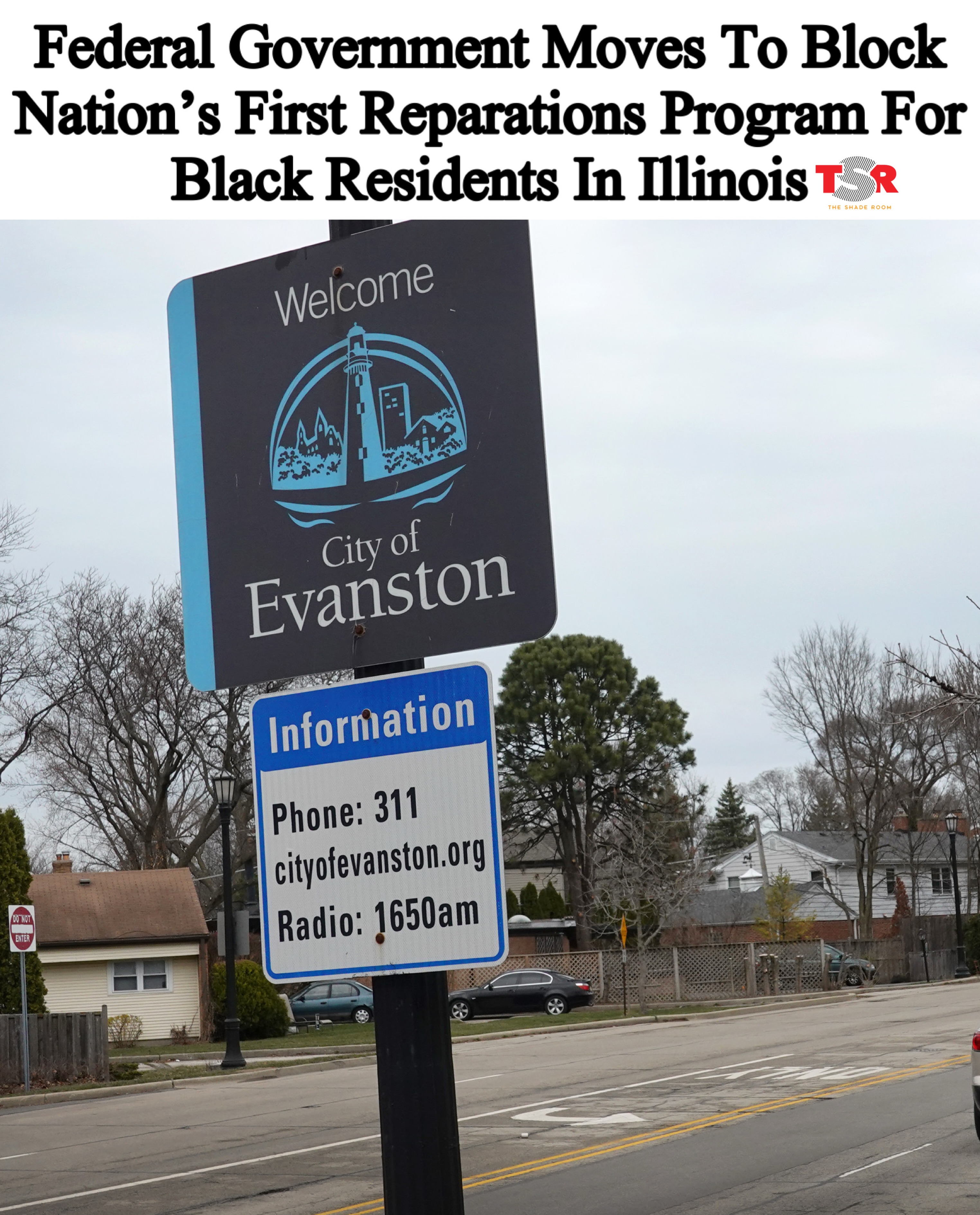 TSR Staff Lawrencia! @lawrencia.cg
_____________________________________
The U.S. Department of Justice is asking a judge to stop Evanston, Illinois’ reparations program, which provides eligible Black residents with $25,000 to address the effects of past housing discrimination.
_____________________________________
Launched in 2021, the program is considered the first reparations initiative of its kind in the United States. It was created for Black residents, and their descendants, who lived in Evanston between 1919 and 1969 and were impacted by discriminatory housing policies.
_____________________________________
According to the city, more than $7 million has already been distributed through the program, funded by tax revenue from legal marijuana sales.
_____________________________________
The Justice Department argues the program is unconstitutional, claiming it violates the Equal Protection Clause by providing benefits based on race. The filing joins an existing lawsuit challenging the program. 
_____________________________________
The challenge comes as several states and cities across the country have launched commissions or task forces to study reparations, though none have distributed funds on the same scale as Evanston. 
_____________________________________
The lawsuit, originally filed in September 2024 as a class-action civil rights case, was brought by six plaintiffs who do not identify as Black or African American. A central argument in the case, Flinn v. City of Evanston, is that the city does not require Black applicants to prove they personally experienced housing discrimination in order to qualify for benefits. (📸: @gettyimages) ✍🏾: #TSRStaffLG