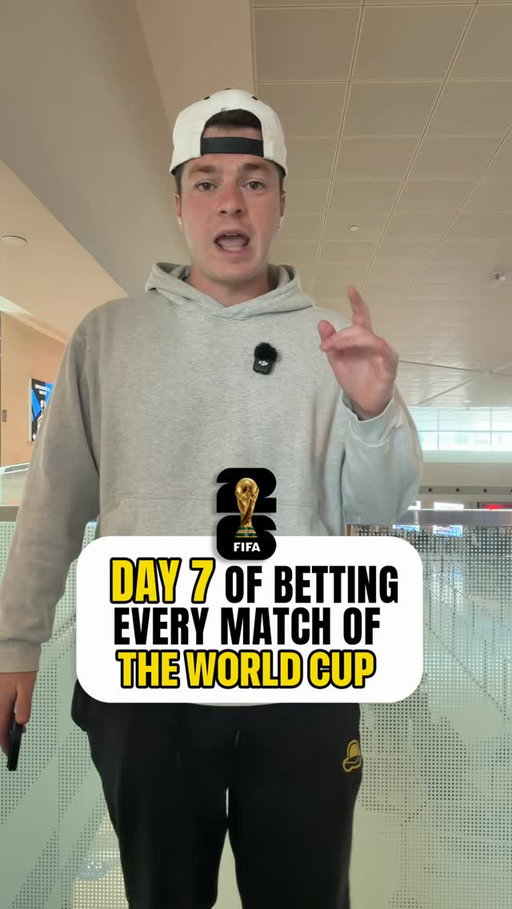 Day 7 of Betting Every Match of the World Cup 

Current Record: 8-12 (-$383) 

⚽️ Portugal/Congo Under 2.5 Goals +104 
⚽️ Harry Kane First Goalscorer +360
⚽️ Harry Kane Anytime Goalscorer +130 
⚽️ Antoine Semenyo Score or Assist +155
⚽️ Columbia First Half ML -130