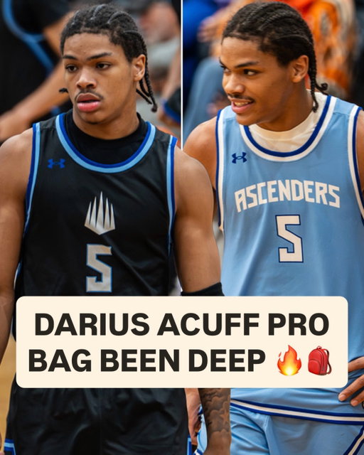 Former No. 1 PG. Darius Acuff Jr. been on another level fr. 🔥