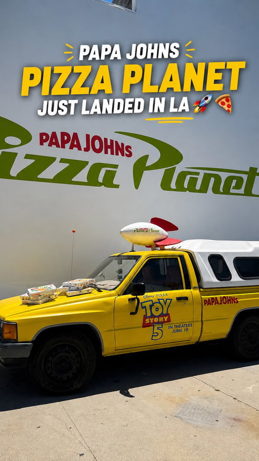#ad The Papa Johns Pizza Planet just popped up in LA and no detail was missed. 🚀🍕 

Between the claw machine packed with Toy Story prizes, the iconic Pizza Planet truck, the fun photo booth, and plenty of pizza, it felt like stepping right into the movie! 

There’s also limited-time Toy Story 5 Personal Pizzas available now at participating Papa Johns locations.

And don’t forget to catch Disney and Pixar’s Toy Story 5 when it hits theaters June 19. 🎬  @papajohns 
#PapaJohnsPartner

#thingstodoinlosangeles #losangeles #ᴇxᴘʟᴏʀᴇᴘᴀɢᴇ