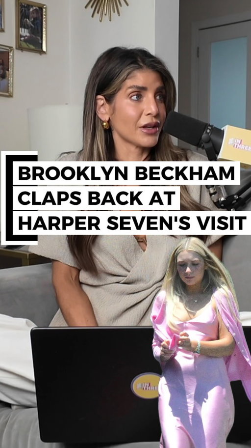 Harper Seven Beckham went to visit estranged brother, Brooklyn while she was in LA. He claims it was for the cameras 😔
