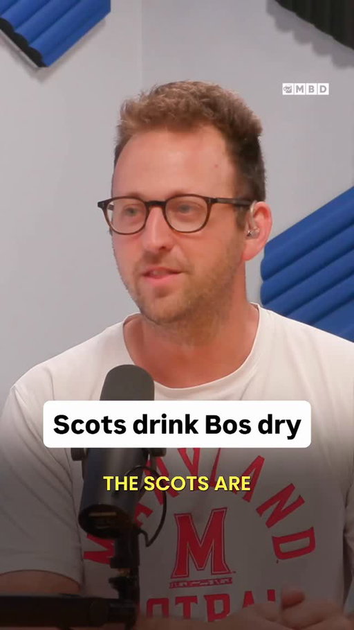 The Scots drink lots