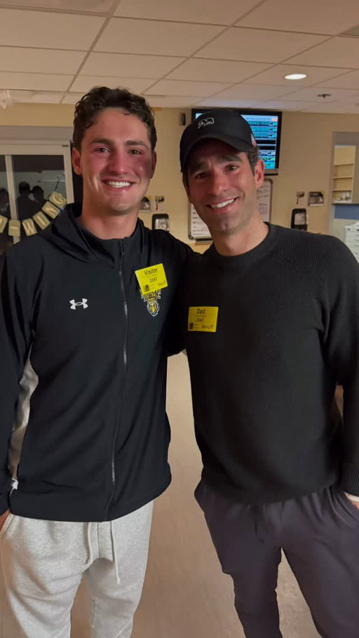 Our youngest brother, Marco, is 17 years younger than Jimmy, the oldest. Jimmy and Domenica had their fourth kid a few weeks ago, and they named him after our brother. Our dad caught it on film. Little Marco is home, happy, and ready to live up to a great name.