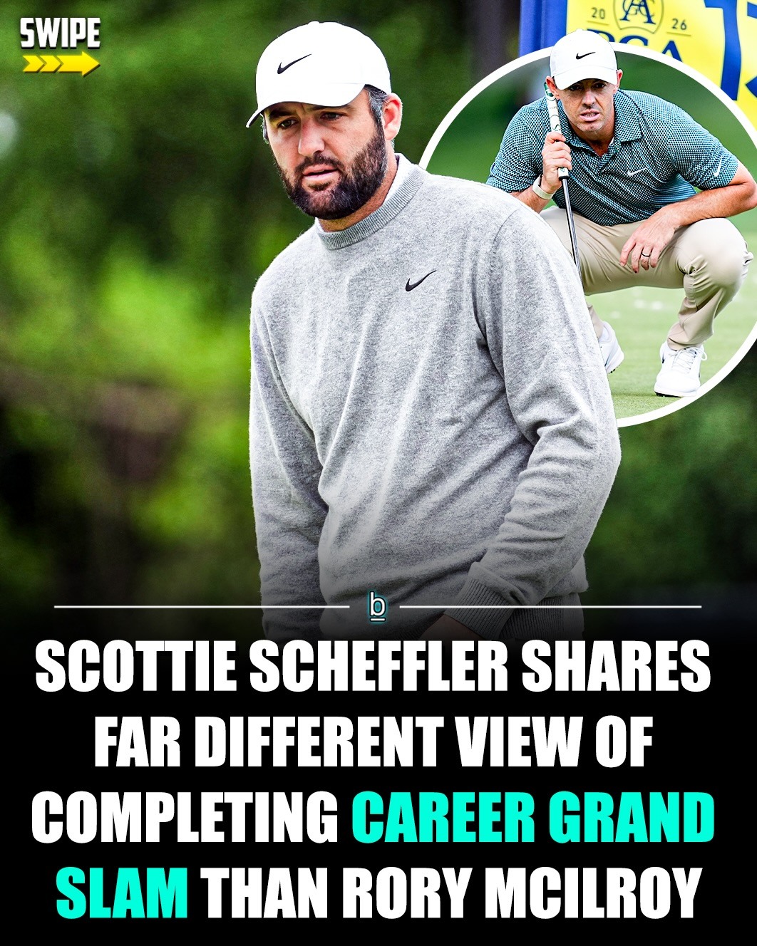 Scottie Scheffler is one win away from accomplishing something only six golfers in history have ever done… and he’s surprisingly unfazed by it. ⛳️

The World No. 1 can complete the career Grand Slam with a victory at the U.S. Open, joining an exclusive group that includes Rory McIlroy, Tiger Woods, Jack Nicklaus, Gary Player, Ben Hogan, and Gene Sarazen.

But while McIlroy famously spent 15 years chasing the final piece of the puzzle before completing the Grand Slam at The Masters in 2025, Scheffler says the accomplishment has never been a driving force in his career. 🤷‍♂️

Speaking to reporters this week, Scheffler explained that athletes are constantly chasing the next goal and that even a historic achievement like the Grand Slam wouldn’t suddenly leave him feeling fulfilled.

Instead, he says his focus has always been on becoming the best version of himself rather than checking boxes or building a résumé. 👍

To be fair, Scheffler’s situation is much different than Rory’s. McIlroy endured years of near-misses and mounting pressure before finally getting his green jacket. 

Scheffler, meanwhile, is getting his first opportunity to complete the Grand Slam after winning both The Open Championship and PGA Championship in 2025. 😂

Maybe his perspective changes if the quest drags on for years. But for now, Scheffler seems remarkably nonchalant about the chance to achieve one of the rarest accomplishments in golf history. 

Follow 👉 @brobible for all things “dude” 😎 

#golf #golfing #usopen #pgatour