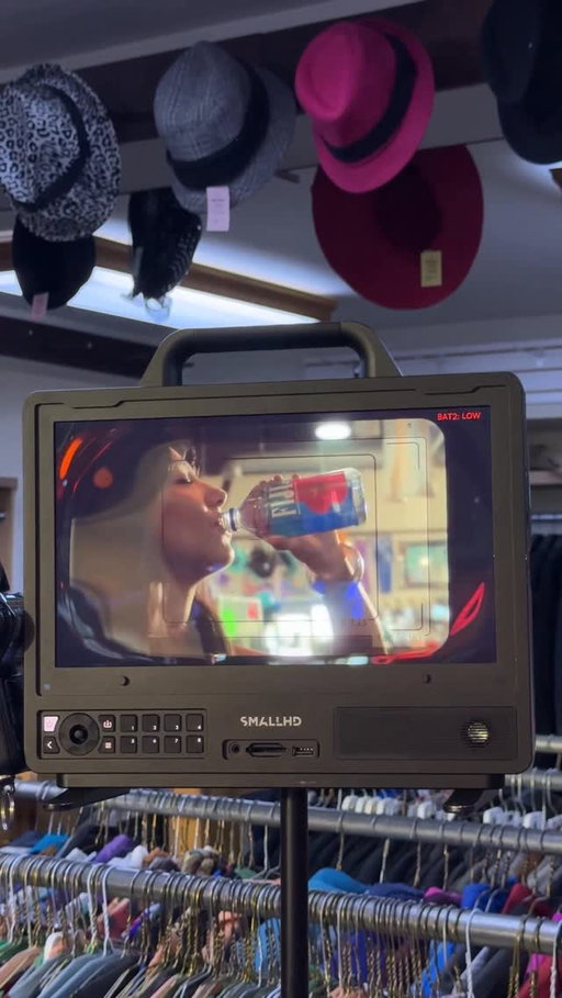 A perfect day on set with Earth’s Finest Water in hand