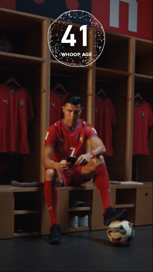 41 is the new 29.

In this sport, age is supposed to slow you down. With WHOOP Age, your body can tell you what you’re capable of — backed by nine key metrics that look beyond chronological age to reveal your actual physiological age.

Not bad at all, @cristiano.
