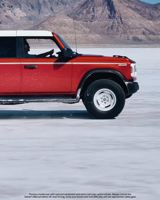 A prehistoric lake bed where land-speed records are set and broken. Welcome to Utah’s Bonneville Salt Flats. 

In spring, rain turns the flats into the “world’s biggest mirror.” Spectacular to witness, but treacherous to navigate. Summer brings dry conditions more suited for driving. 

If exploring miles of otherworldly terrain and putting your Ford Bronco® to the test on the flats sounds like your thing – now’s the time to go. 

📸: @firejack_industries_photos @gabbydowning @emmabalelo @ajdhahir