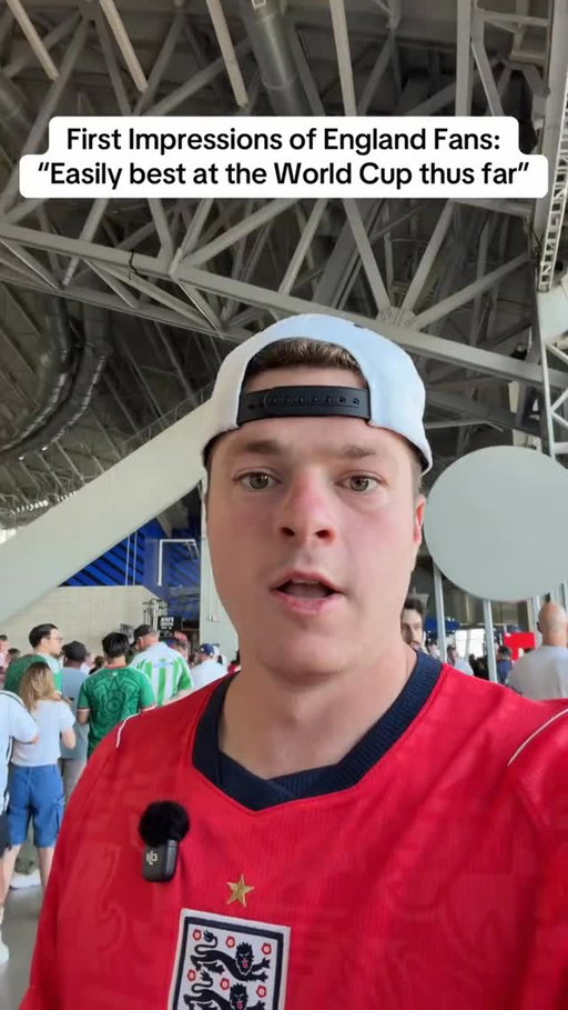 The England fans came here to prove why they are the best fans at the World Cup

They love two things: footy and beer
