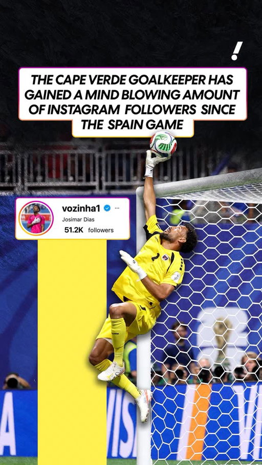 Cape Verde goalkeeper Vozinha gained MILLIONS of Instagram followers after his World Cup performance vs. Spain 📈 🤯