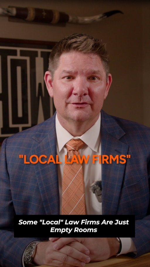 A local address doesn't always mean a local law firm. Before hiring a lawyer, find out where the attorneys actually work, where they actually try cases, and who will actually be handling yours.

#WestTexas #AbileneTX #PersonalInjuryLaw #LocalLawyer #WestTexasStrong