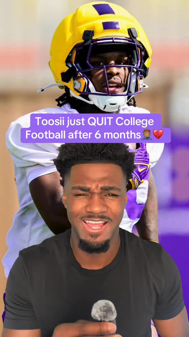 Toosii ALREADY QUIT college football🤣‼️

 #toosii #football #collegefootball #lsu #joshsmoore