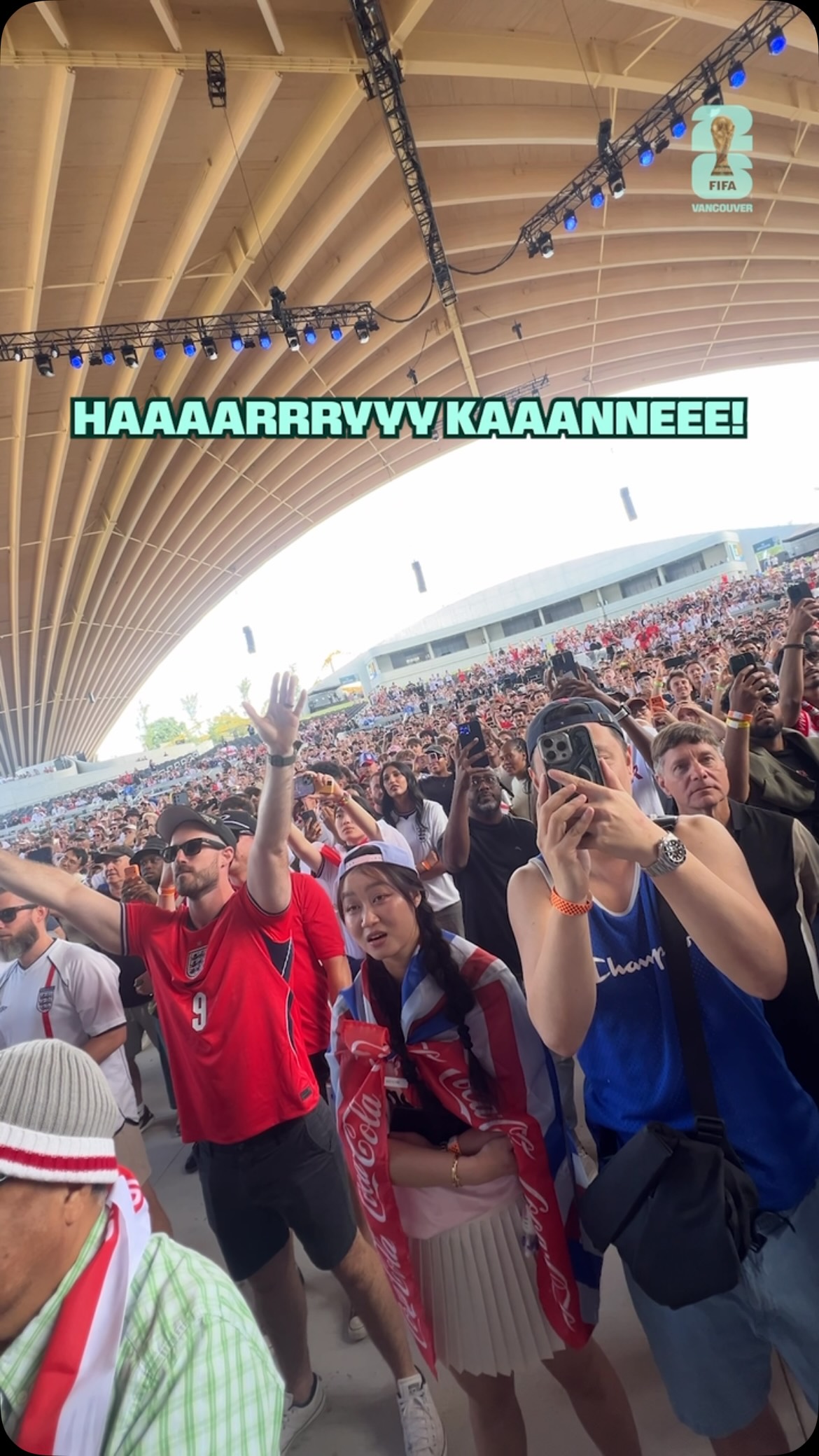 Captain Harry Kane smashes in England’s first of the tourney 😮‍💨

#FIFAFanFestival #FIFAWorldCup #WeAreVancouver