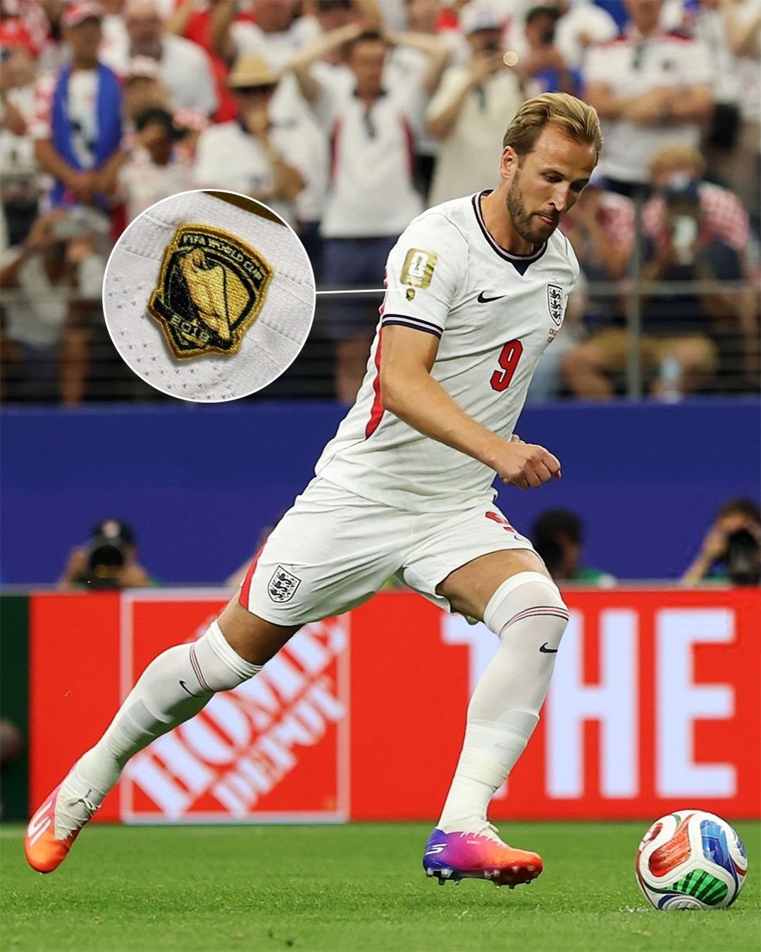 𝑮𝑶𝑳𝑫𝑬𝑵 𝑻𝑶𝑼𝑪𝑯 ⚽️⚽️

A double from Harry Kane puts him level with Gary Lineker for World Cup goals for England and all while wearing his Golden Boot patch 🌟