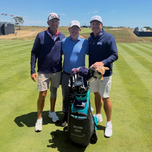 Just three Gerry Ashe champs kickin it at Shinnecock! 🤝

Kevin Roy (2010), competing in his first major this week, was joined by his father Jim Roy (1978, 1979, 1980, 2006, 2007) and fellow @bellevueccsyr member Bill Moore (2000, 2005) during Wednesday’s practice round! 

We’ll be rooting for Syracuse’s finest as he takes on golf’s toughest test this week!