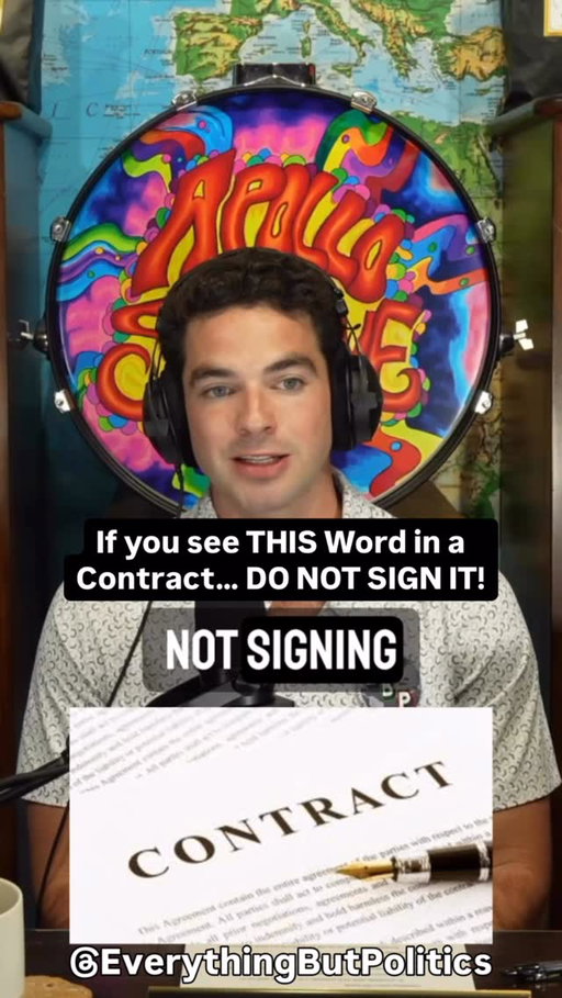 Be on the Lookout for THIS Word when you’re Getting Ready to Sign a Contract! 📝🚨

For the full conversation with @maxflem of @motive , be sure to check out the Link in Bio 👀👀