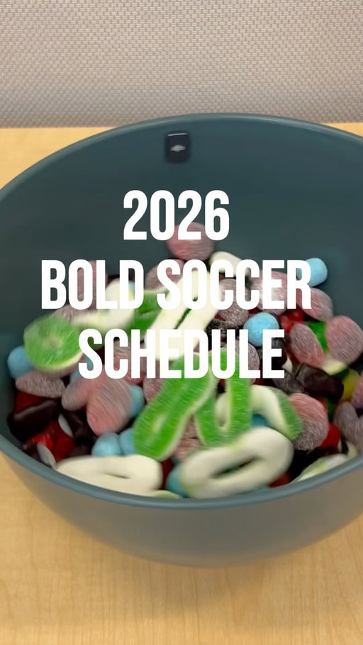 Bold soccer schedule (candy salad edition)⚽️🍬

Official match dates for the 2026 @tmuboldwsoc & @tmuboldmsoc seasons are here!

🎥: @sportlifestyleswithlauren @_jazzjpg 

#BeBold