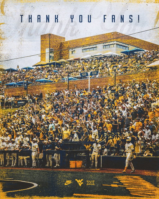 The best season in program history has come to a close.

Thank you to all the fans who cheered us on from Morgantown all the way to Omaha. We felt your presence throughout the season and we would not be anything without all of your support.

See everyone in 2027.