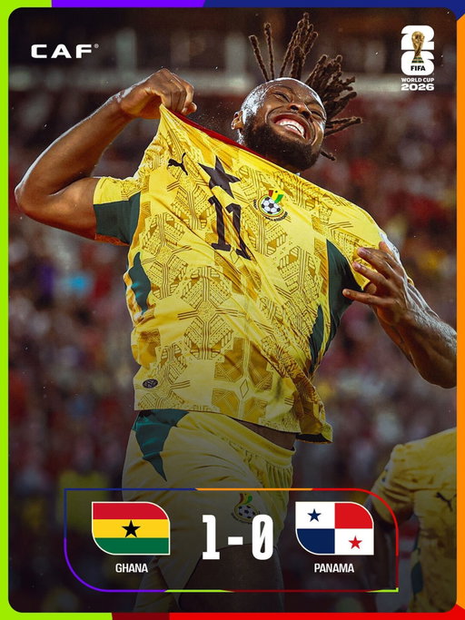 A big win. A big three points for Ghana. 🇬🇭

#FIFAWorldCup
