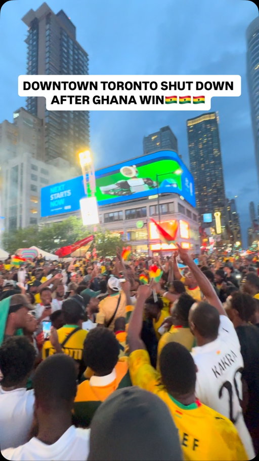 GHANA WIN SHUTS TORONTO DOWN!!🇬🇭🇬🇭

#Worldcup #fifaworldcup #ghana #footy #toronto