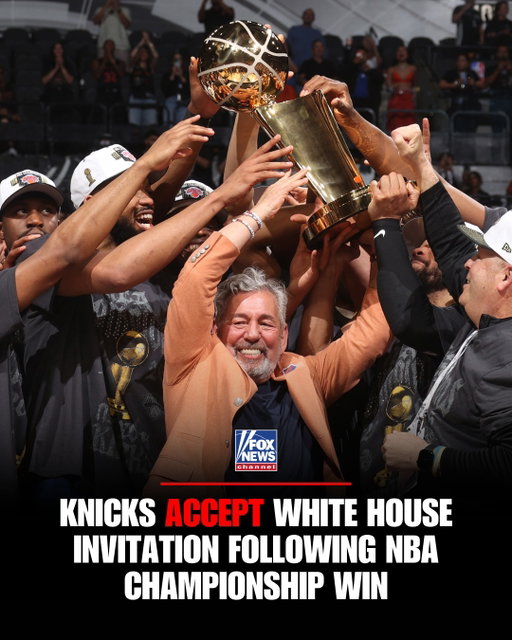 "I'm very proud to bring the team to the White House."

The Knicks will visit President Trump after bringing New York its first NBA championship in decades.

Owner James Dolan confirmed the visit and praised Trump for attending a Finals game — noting no sitting president had ever attended an NBA Finals game before.

While plans for the Knicks' visit are moving forward, a White House celebration for the Seattle Seahawks remains in limbo months after their Super Bowl win.