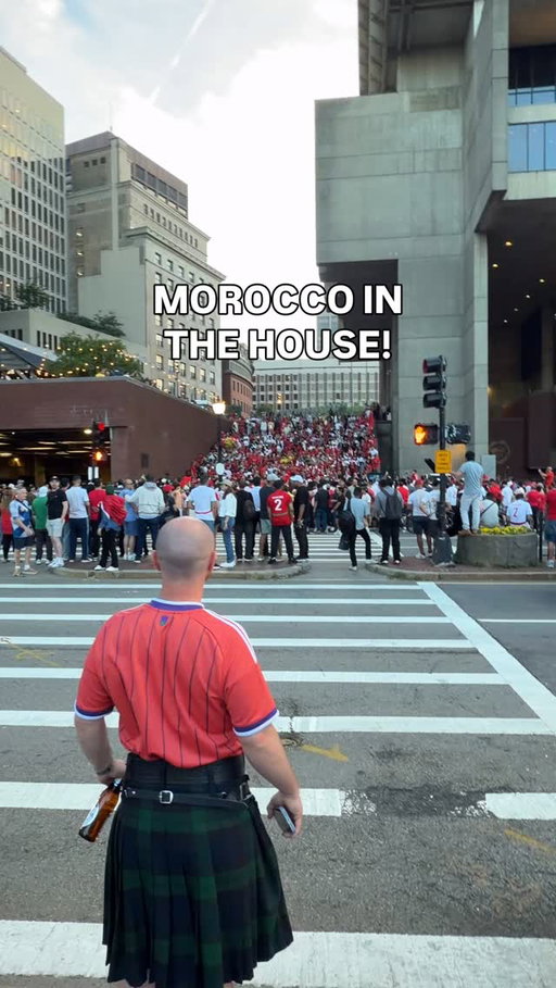 Morocco in the HOUSE! 💪  #worldcup #worldcupBoston
