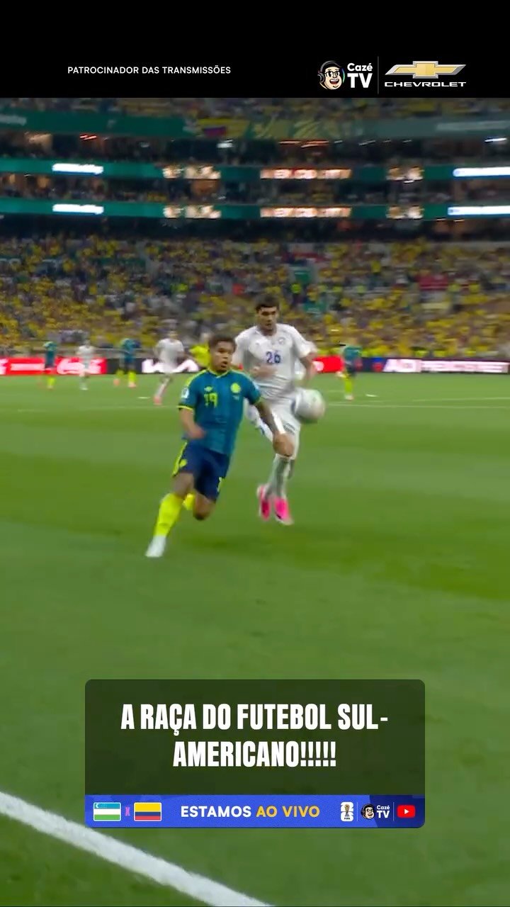 QUE ABSURDOOOOO DE JOGADA E QUE ABSURDOOOO DE GOL!!!! É O FUTEBOL SUL-AMERICANO EM SUA ESSÊNCIA, OK????? 🥵🔥🔥🔥

🎙️ @alezudoo

🚨 𝐒𝐄 𝐓𝐄𝐌 𝐂𝐎𝐏𝐀, 𝐄𝐒𝐐𝐔𝐄𝐂𝐄! É NA CAZÉTV! 😮‍💨

#CopaNaCazéTV #CoberturaCazéTV #Chevrolet #VideoPatrocinado #cztv40