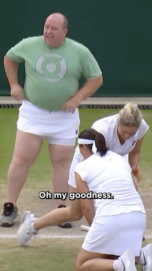 Your annual reminder that this happened at Wimbledon! 🤣