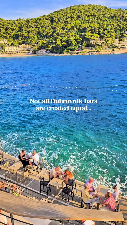 We stumbled across this unique bar on our Dubrovnik trip - and honestly? It has completely outshone every beach bar we visited in the city. 🌊

Built into a natural cave spread across three levels, with a stunning seafront terrace and some of the best sunset views in Dubrovnik - this place is something else entirely. Less crowded than the better-known beach bars, and unlike most of the Dubrovnik Old Town beach bars, it has a lavatory.

The one catch? It's further from the Old Town, so it works best if you're staying in Lapad or the surrounding area. 

One more thing we wish we'd had time for - Restaurant More sits directly above the cave bar and you can book a table for dinner there beforehand to make a full evening of it. 🍽️

Cave Bar More is open 8am-midnight, no reservations taken - just turn up and find your spot.

Follow us for more hidden gems. 🙌

Dubrovnik Bars | Things to Do in Dubrovnik | Dubrovnik Hidden Gems | Cave Bar Dubrovnik | Dubrovnik Travel Tips