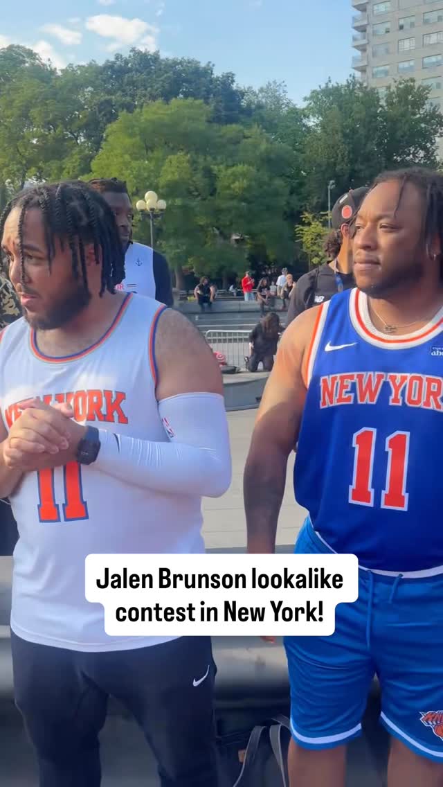 The Knicks championship parade is bringing all the Jalen Brunson variants out 😂

🎥: X/MereGorman