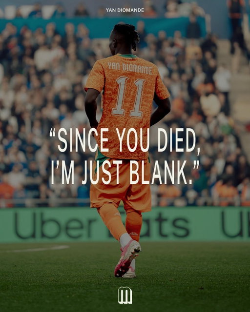 Yan Diomande’s beautiful letter to his sister Roxane, who passed away at 15. A sister who was constantly with him, cajoling, encouraging, convincing him to keep his dream alive. Even when he was stealing potatoes near the Ghana border, even when he was on trial at Bournemouth, Crystal Palace, and Olympiacos. Even when MLS B teams said no.

“I wrote this because I can’t speak about it. I wrote this because I want you to know that I will make sure that you live on. I will make sure that everybody knows your name. The whole world. 

“Everything I do on a football pitch, it’s for you.”

A World Cup Man of the Match winner after Ivory Coast’s win against Ecuador. Part of the promise is fulfilled. Words from the wonderful @playerstribunefootball.