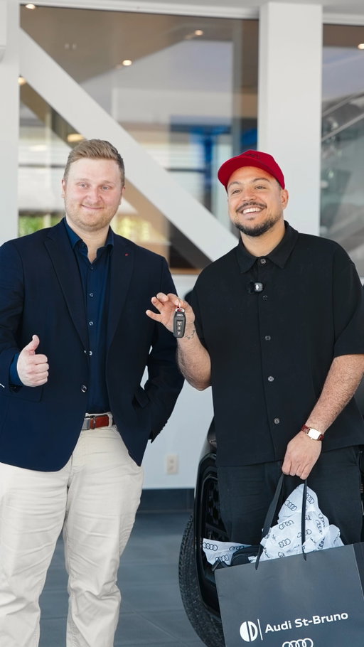 Quand le talent rencontre la performance! 

@mehdibousaidan a trouvé son nouveau partenaire de route.

Félicitations et, surtout, beaucoup de plaisir au volant. Bonne route de la part de toute l'équipe d'Audi St-Bruno!
