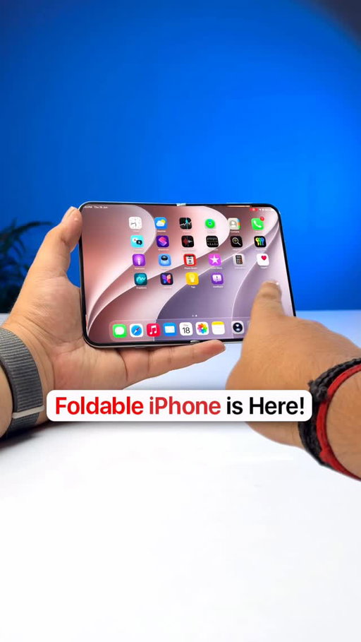 The Foldable iPhone Ultra! 🤯
.
The iPhone Ultra is finally here and here’s everything you need to know! 

First of all, It’ll be a compact book-style foldable with a 4:3 aspect ratio. so it will look very different than current Samsung Folds. The outer screen will be 5.5” and the inner screen will be 7.8”, just like the iPad mini.

The sides will be titanium and the phone will be just 4.5mm thin when unfolded. And since it’s so thin, there’s no place for FaceID, so TouchID is making a comeback, but what’s not going away is the the camera control!

Apple is also solving the BIGGEST foldable Problem, the Crease. They are using a metal plate under the display and liquid metal in the hinge, so the crease will be invisible and it’ll be hard to feel too.

The camera island will be just like the iPhone Air but it has 2 cameras instead of just 1. There’s a main and an UW, and you’ll get 2 selfies cameras too, one inside, and one outside.

For battery, Apple is finally switching to Silicon Carbon batteries, so the battery life will be solid as duck.

And finally, don’t expect it to come in orange because, it’s coming only in White and black. The iPhone Ultra is launching this September and it could start at just 2.5 Lakh Rupees.