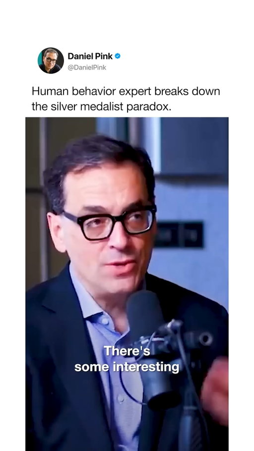 The silver medalist's paradox reveals a fascinating truth about human nature: sometimes feeling worse helps us do better.

Olympic silver medalists often appear less happy than bronze medalists because they're engaged in 'upward counterfactual thinking'—imagining how things could have been better. This same cognitive mechanism powers regret, starting with those haunting words 'if only.' While 'at least' thinking might comfort us temporarily, it's the uncomfortable 'if onlys' that drive growth. Our brains aren't wired for comfort—they're wired for survival and improvement.

This isn't just sports psychology; it's a blueprint for how regret, when properly understood, becomes a powerful catalyst for learning and growth.