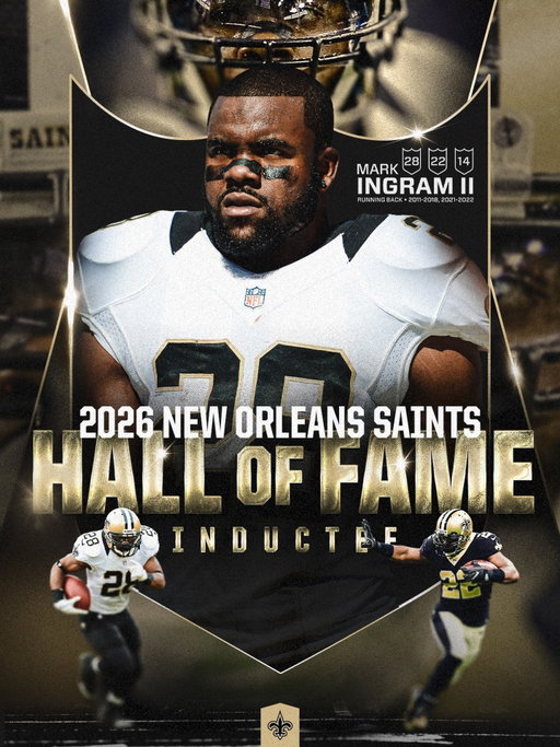 @markingramll is headed to the Saints Hall of Fame 👏