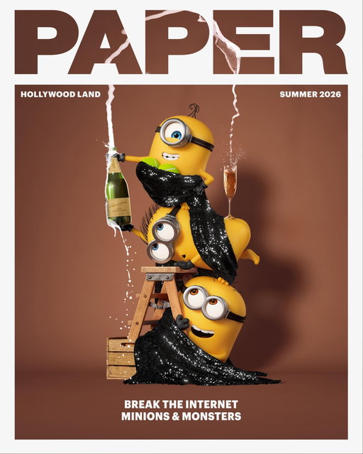What happens when the @minions take over our cover shoot set… 🤭

Full story on PAPER, coming soon.
Minions and Monsters in theaters July 1.

#minionsandmonsters #paperpartner